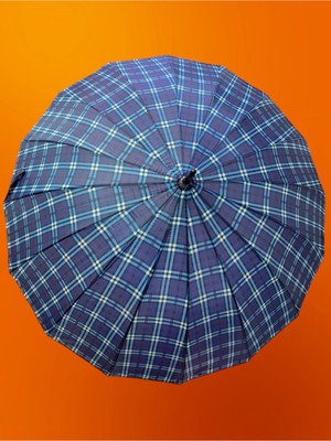 Rubenis Şık 16 Telli Otomatik Baston Şemsiye, Dayanıklı ve Pratik Kullanım