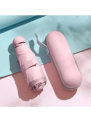 Normadia Hafif ve Pratik Küçük Kapsül Şemsiye, Seyahat ve Günlük Kullanım Için Ideal