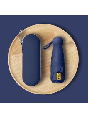 Normadia Mini Cep Boy Uv Koruyucu Lacivert Şemsiye, Pratik ve Şık Tasarım