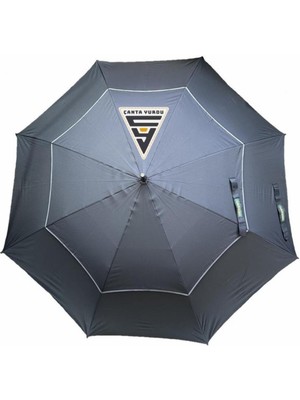 Çift Katmanlı 130 cm Protokol Vale Şemsiye, April A-250G