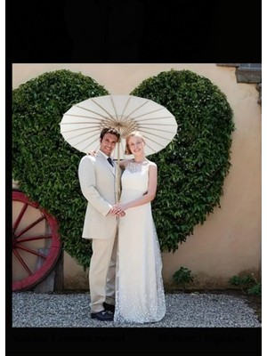 Normadia Şemsiye, Gelin ve Nedime Için Şık ve Dayanıklı, 60 Cm, Tek Adet