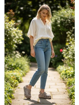 Akınalbella Bayan Kalın Dolgu Topuk Sokak Havuz Plaj Kaydırmaz Terliği