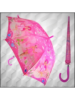 Renkli 8 Telli Bardaklı ve Düdüklü Çocuk Şemsiyesi, Neşeli Yağmur Günleri