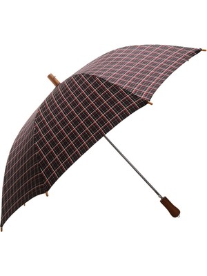 Normadia Renkli Çizgili Baston Şemsiye, Şık ve Hafif Tasarım