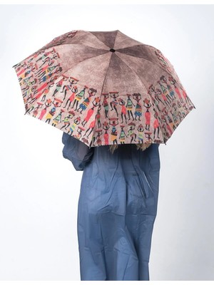 Normadia Şemsiye, Vintage Tarz, Unisex, Şık ve Dayanıklı Tasarım
