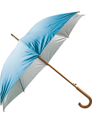 Otomatik Açılır Fiber Karbon Turkuaz Baston Şemsiye