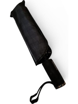 Normadia 10 Telli Tam Otomatik Siyah Şemsiye, 30 cm Boy, 100 cm Çap