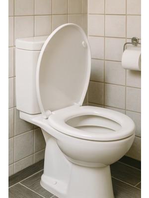 Primeaks Dayanıklı Klozet Kapağı – Standart Uyumlu, Kolay Montajlı, Beyaz