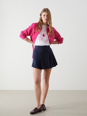 Lc Waikiki Yeni Sezon Beli Fermuarlı Kadın Şort Etek