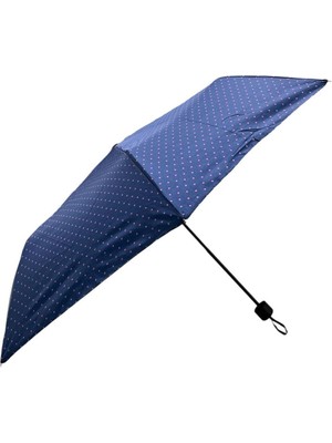 Normadia Renkli Puantiye Desenli Manuel Şemsiye, Hafif ve Şık Tasarım