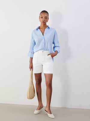 Lc Waikiki Yeni Sezon Standart Fit Kadın Jean Şort