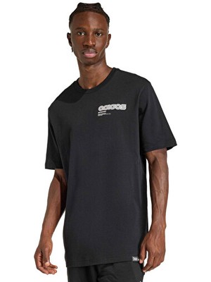 Adidas M Mts Burn T Erkek Günlük Tişört JZ5053 Siyah