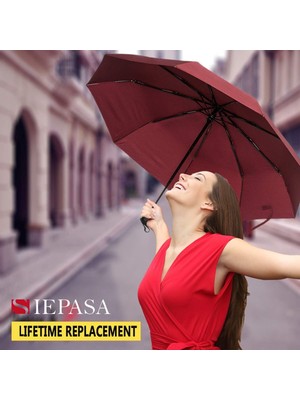 Normadia Otomatik Açma Kapama Fiber Tel Şemsiye, Şık ve Dayanıklı Tasarım