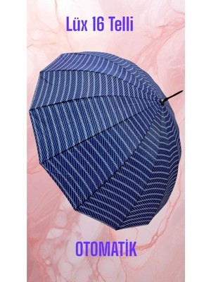 Rubenis Şık 16 Telli Otomatik Baston Şemsiye, Dayanıklı ve Kullanışlı Tasarım