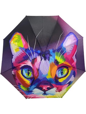 Normadia Kedi Desenli Şemsiye MAR-611, Şık ve Kullanışlı Tasarım ile Dikkat Çekiyor