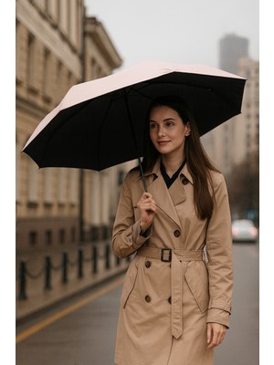 Normadia Şemsiye Çanta Boy Uv 50 Kapsül, Düz Renk, 50 Cm, Pembe