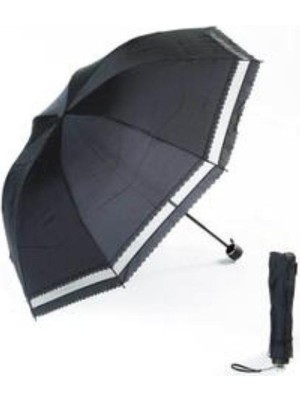 Normadia Şık Siyah Kadın Şemsiye, Hafif ve Dayanıklı Tasarım
