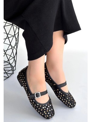 OEY Fashions Moden Siyah Süet Babae Ayakkabı