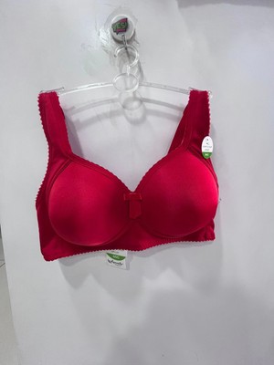 Nergiz Kadın C Cup Balensiz Toparlayıcı Kırmızı Sütyen
