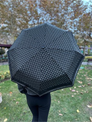 Normadia 8 Telli Otomatik Rüzgar Dayanıklı Desenli Şemsiye