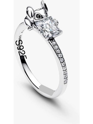 Hector Co Jewellery S925 Stitch ve Taş Yüzük