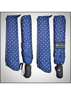 Rubenis Dayanıklı 3 Kırmalı 10 Telli Otomatik Açılır Şemsiye