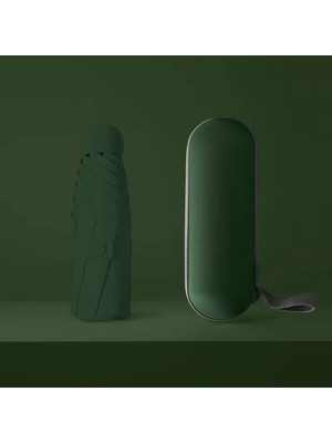 Normadia Mini Kapsül Şemsiye, Özel Kılıf, Su Geçirmez, Taşınabilir Model