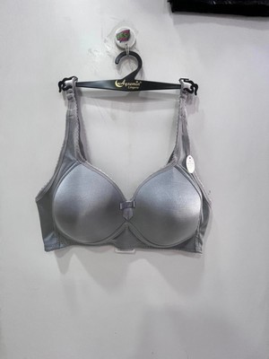 Nergiz Kadın C Cup Balensiz Toparlayıcı Gri Sütyen