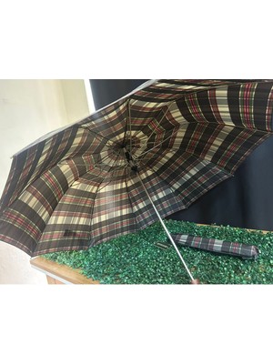 Normadia Otomatik Açılır Şemsiye, 10 Telli, Kapalı Boyut 40 Cm, Çap 92 cm