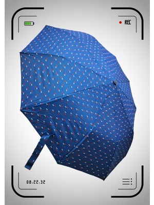 Rubenis Renkli 10 Telli Otomatik Açılır Şemsiye, Şık ve Kullanışlı Tasarım