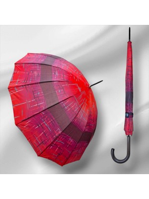 Normadia Şık 16 Telli Otomatik Baston Şemsiye, Hafif ve Dayanıklı Tasarım