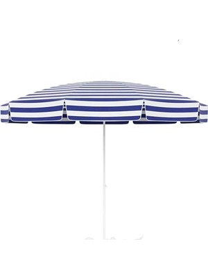 Normadia Büyük 10 Telli Plaj Şemsiyesi, 2 Metre, Ev ve Outdoor Kullanım