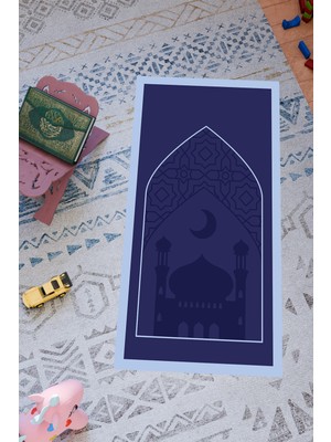 Charmbi Çocuklar Için Özel Tasarım Seccade – Kaymaz Taban & Renkli Desenler Dijital Baskı