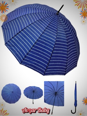 Rubenis 16 Telli Otomatik Katlanabilir Şemsiye, Şık ve Güçlü Tasarım