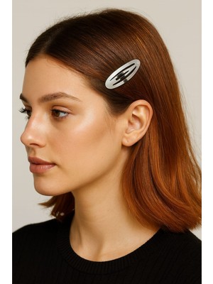 GEEN 10 Adet Metal Çıtçıtlı Saç Tokası 5 cm