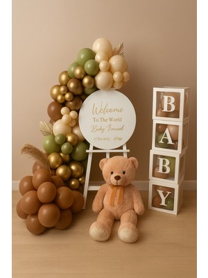 Balonsan Balon Seti 40 Adet ( Krom Altın-Çikolata-Okaliptus-Deniz Kumu)