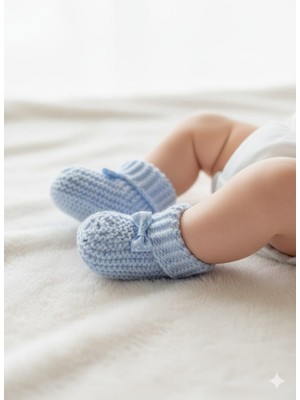 Tiasis Yenidoğan Örme Bebek Patik