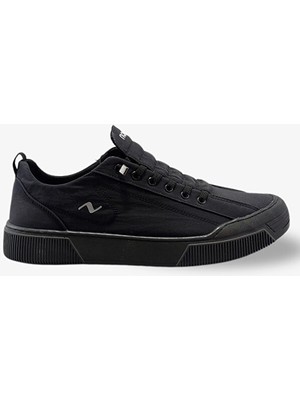 Noka Champ Erkek Paraşüt Kumaş Günlük Sneaker Ayakkabı Siyah
