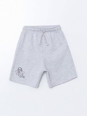 Lc Waikiki Yeni Sezon Beli Lastikli Baskılı Erkek Çocuk Şort