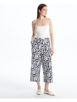 Lc Waikiki Yeni Sezon Beli Lastikli Desenli Kadın Kapri