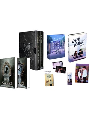 Ephesus Yayınları Saka ve Sanrı Ikili Kutu Ciltli ve Izler Kalır 2 Kutulu Set Ciltli