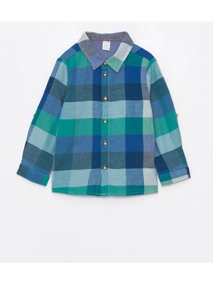 Lc Waikiki Yeni Sezon Uzun Kollu Ekose Desenli Erkek Bebek Gömlek