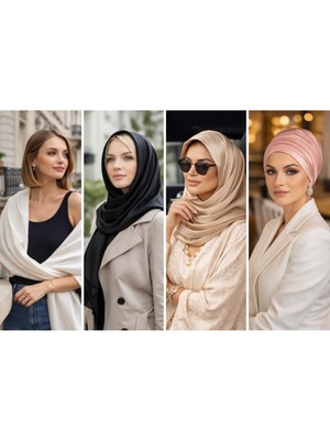 Venera Silk 100%100 Saf Ipek Şal /eşarp