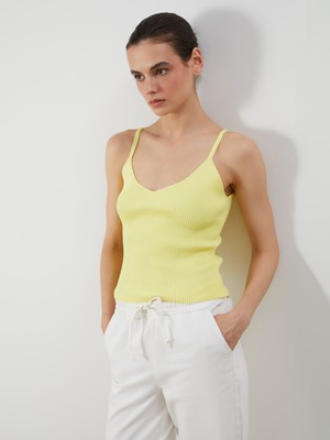 Lc Waikiki Yeni Sezon V Yaka Askılı Kadın Triko Atlet