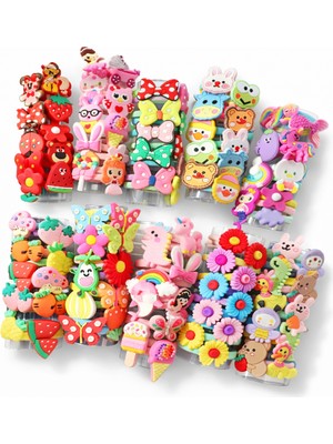 Sheker Home Kız Çocuk ve Kız Bebek Karışık Lastik Toka Seti 15 Adet Renkli Saç Aksesuarı