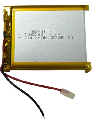 Noip 785060 3.7V 2800MAH Lipolymer Pil DEVRELI/1.5A (944)