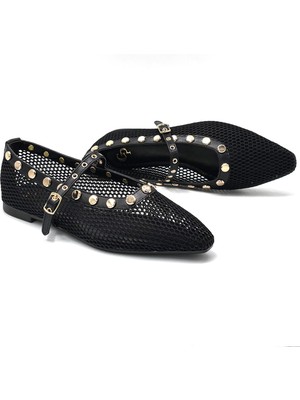 Kindep (Gedik Paşalı) Troklu Günlük Kadın Babet Siyah