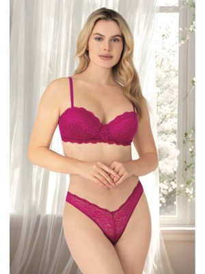 NBB Dolgulu Dantelli Sutyen Takimi