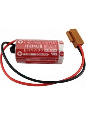 Noip Maxell ER17/33 3.6V 2/3A Size Lithium Pil  Kahverengi Soket (944)