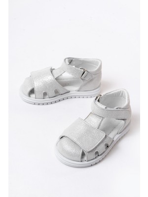 Ilkadım - Bebek Hakiki Deri Ortopedik Sandalet